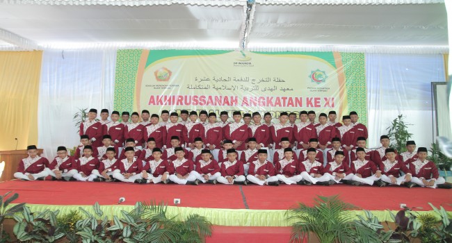 Wisuda Akhirussanah SMP IT Al-Huda Wonogiri Angkatan 11